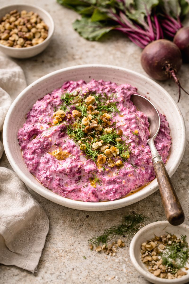 🥣 Yoğurtlu Pancar Mezesi (Ev Usulü, Hafif)