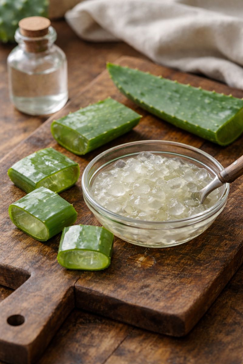 aloe vera jeli nasıl yapılır? evde sade aloe vera jeli